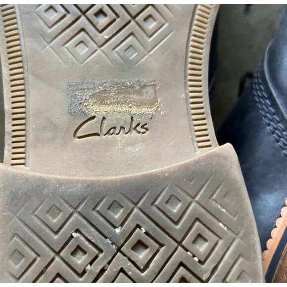 Clarks Black Wallabee Boot Lace Up Comfort Lace Shoes Leather Men’s Size 11 M main image 12